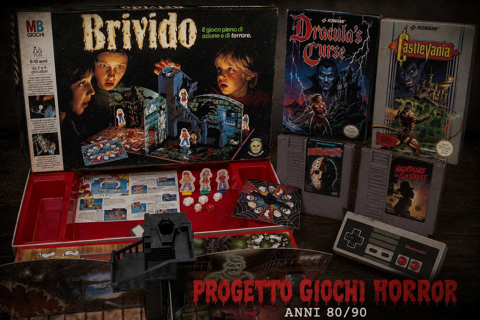 PROGETTO GIOCHI HORROR ANNI 80/90