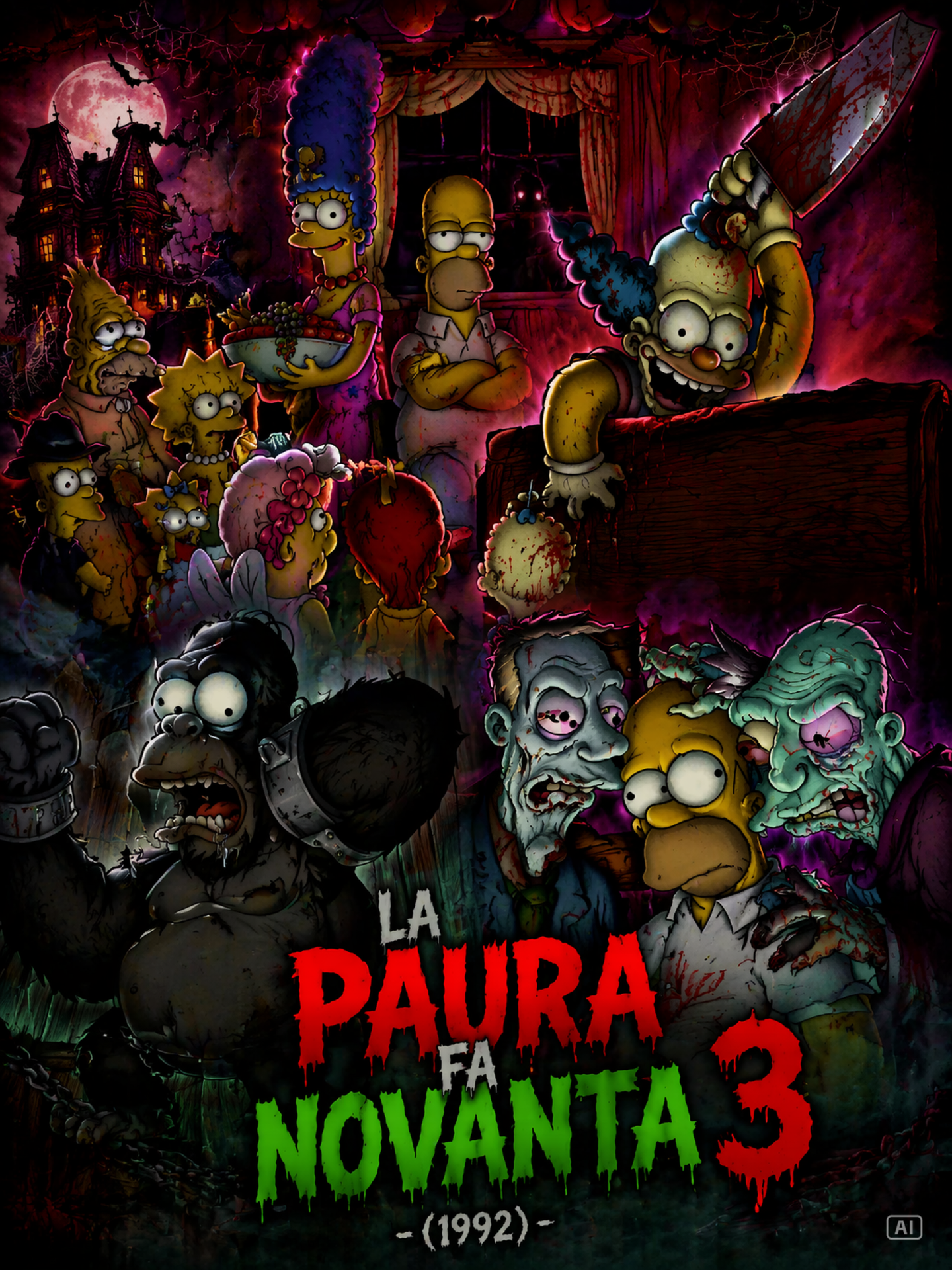 LA PAURA FA NOVANTA 3 - (1992)