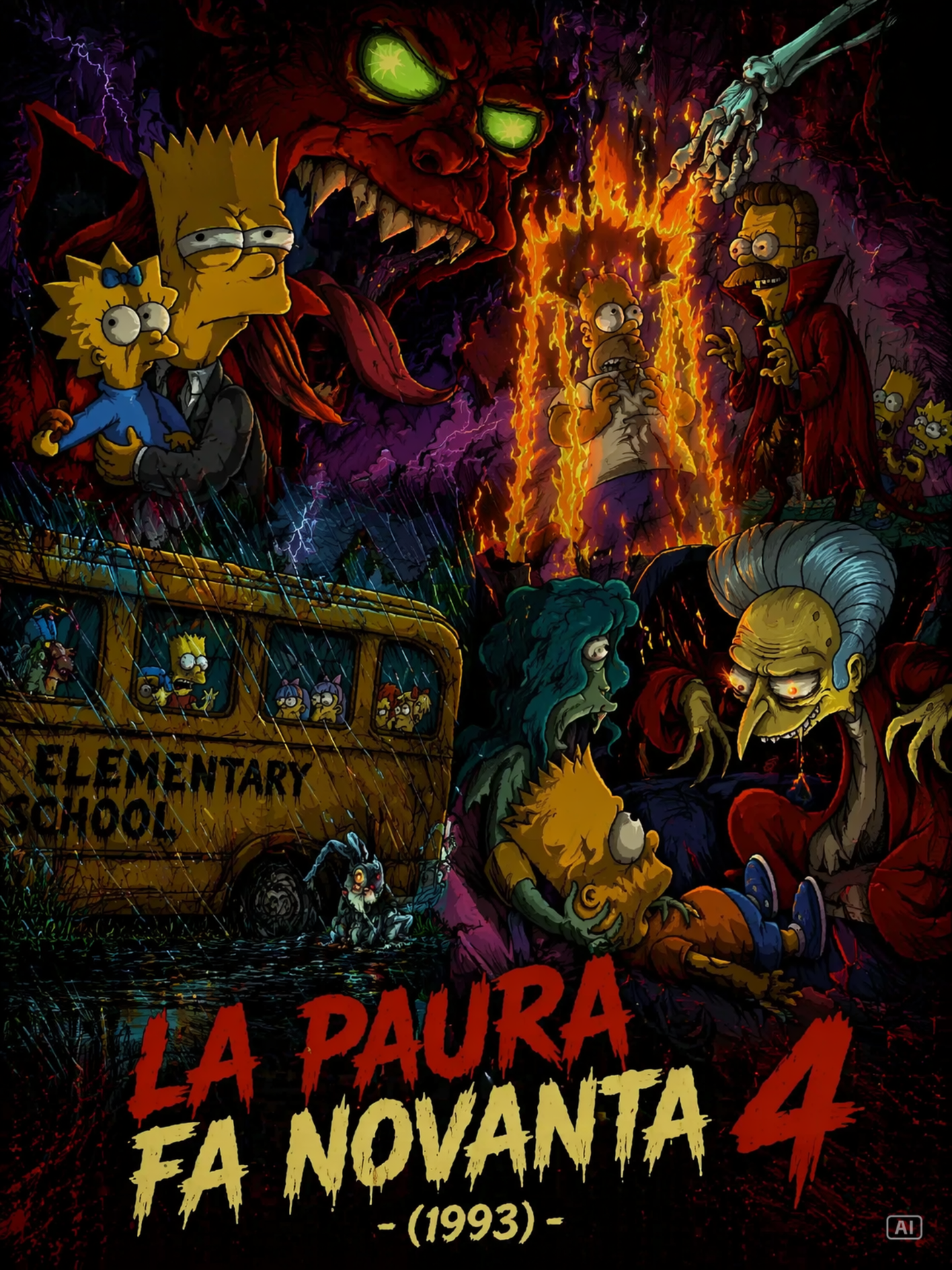 LA PAURA FA NOVANTA 4 - (1993)