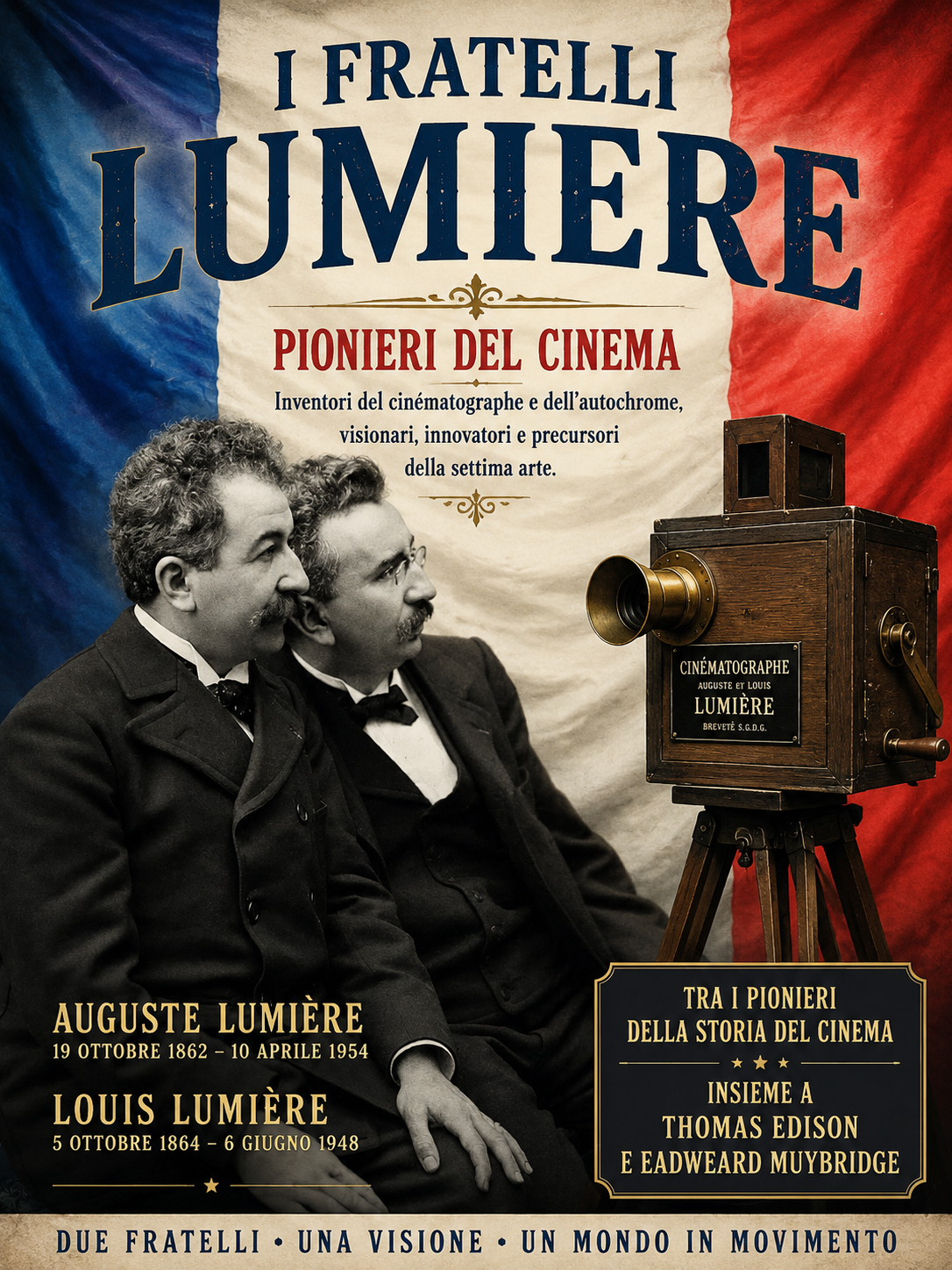 Auguste e Louis Lumière  (Francesi) 🇫🇷